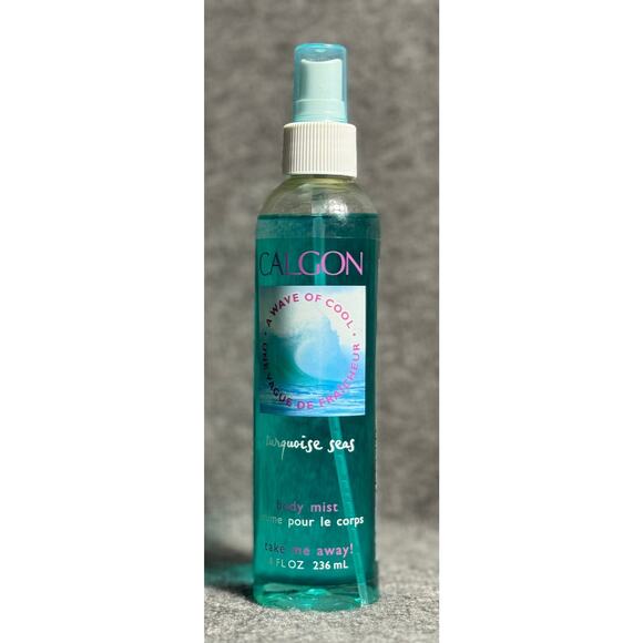 Calgon After Bath A Wave of Cool Turquoise Seas Body Mist 8oz - Picture 4 of 7